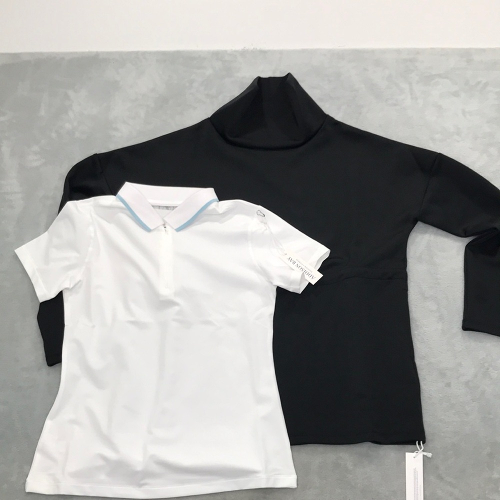 Addison Bay Iverson Pullover & Courtside Polo Size S New